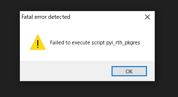 Failed to Execute