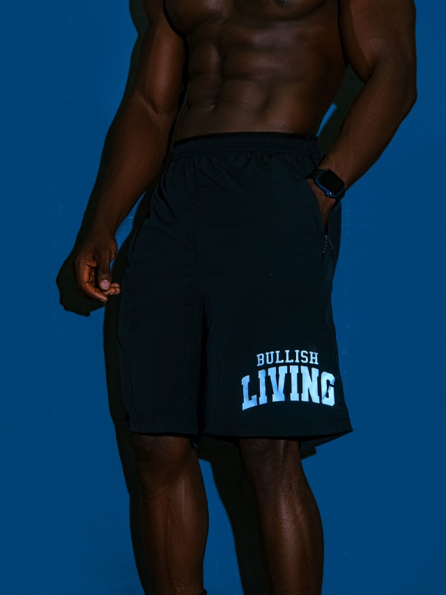 Bullishliving Windbreaker shorts - Black undefined ready for whatever