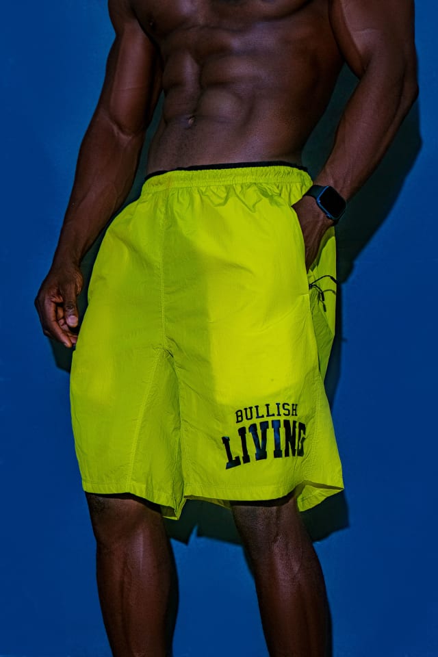 Bullishliving Windbreaker shorts - Neon undefined ready for whatever