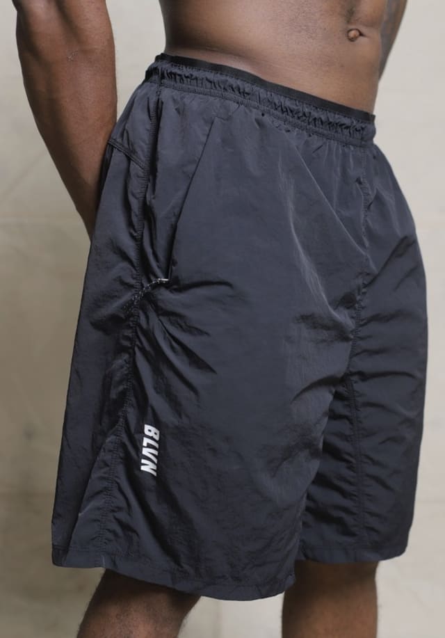 Bullishliving Windbreaker shorts - Black undefined ready for whatever