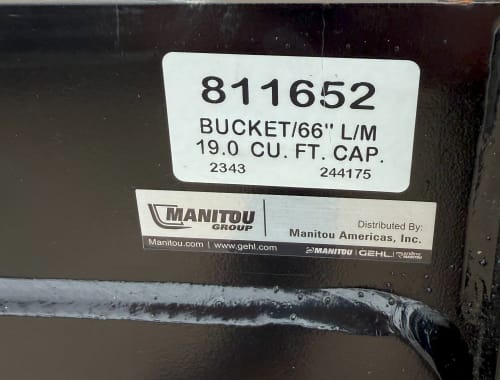 Additional Image for 66" Gehl/Manitou General Purpose Material Bucket