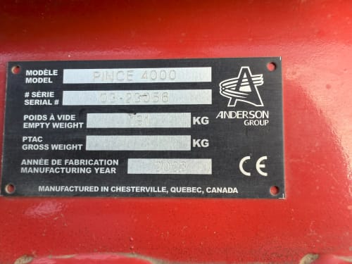 Additional Image for New Anderson T3-P4000 Bale Squeezer