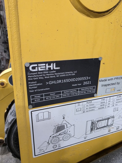 Additional Image for 2021 Gehl R165 Skidloader