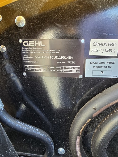 Additional Image for Gehl V210 Skidloader
