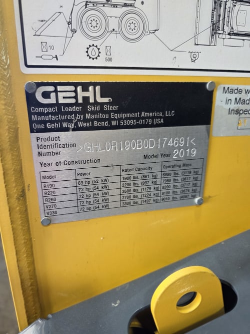 Additional Image for 2019 Gehl R190