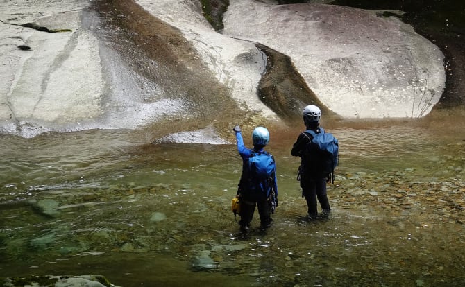 Canyoning (Nametoko Gorge)