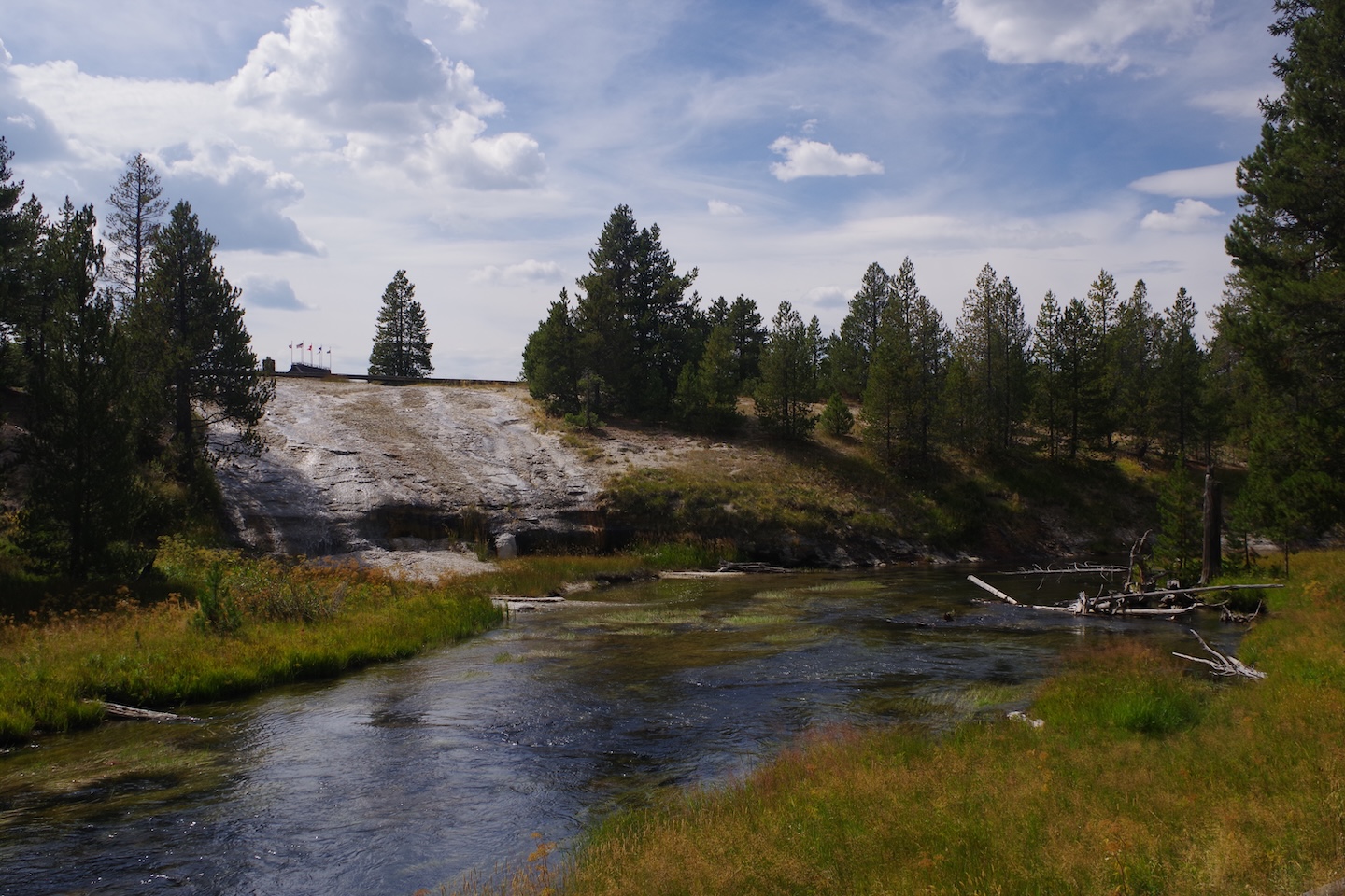 Firehole River ed Old Faithful Inn, Yellowstone