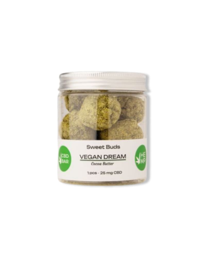 Цукерки-бутони Vegan Dream 250 мг CBD, 10 шт