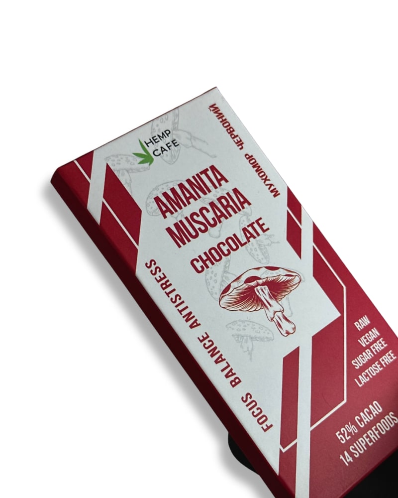 Шоколад темний Amanita Muscaria Chocolate від Hemp Cafe