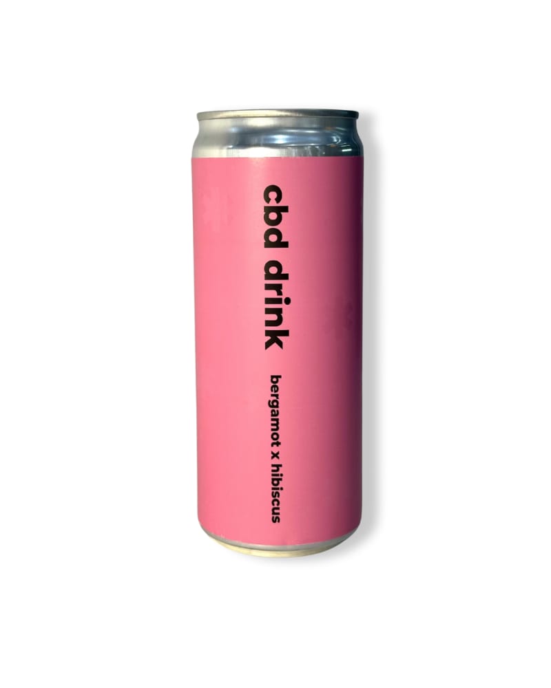 Лимонад CBD DRINK BERGAMOT - HIBISCUS, вміст CBD 40 мг, 330 мл