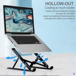 LZDUATAN 10 Steps Laptop Stand Desktop Stand Can Be Adjusted In