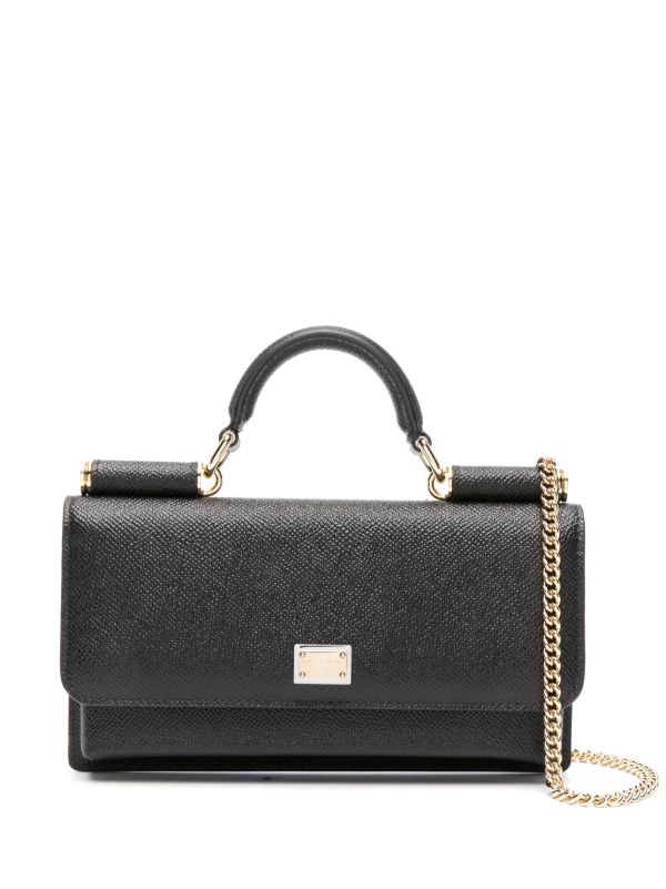 Authentic Dolce & Gabbana embossed-iguana leather clutch bag