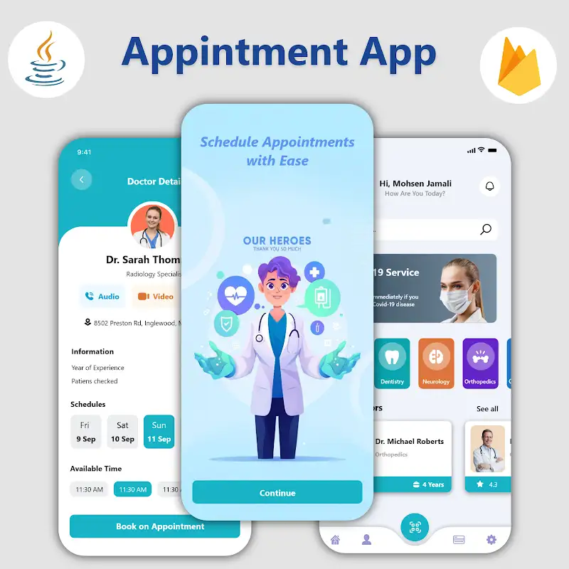 Doctor Appointment App in Java