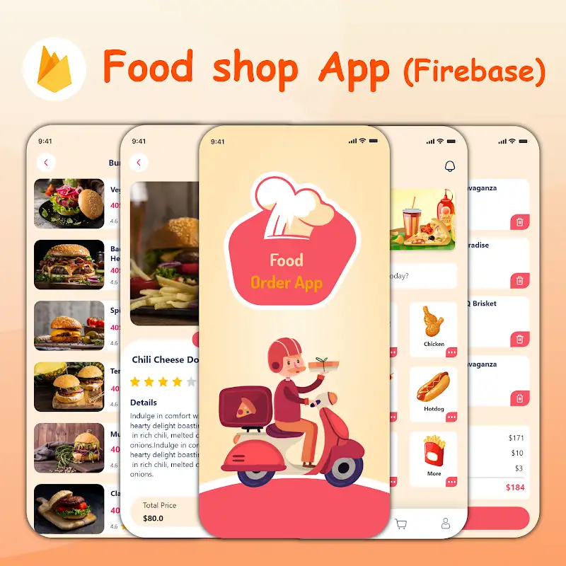 🍕 Android Food Ordering App (with Firebase)