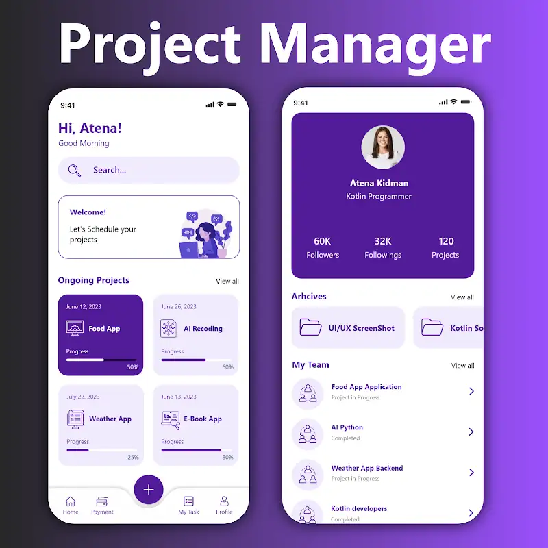 📁 Project Manager App