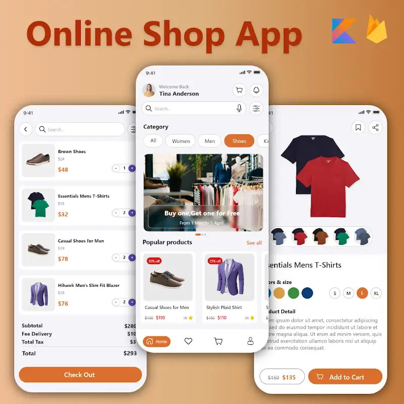 👗 Clothing Store App – Java + Firebase