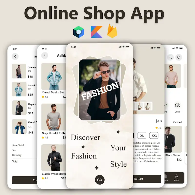 🛒 Fashion Store App – Online Shop with Jetpack Compose & Firebase