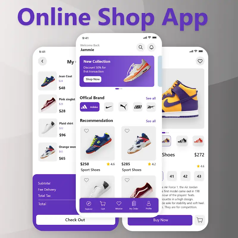👟 Sleek Minimalist Shoe Store App – Kotlin MVVM + Firebase