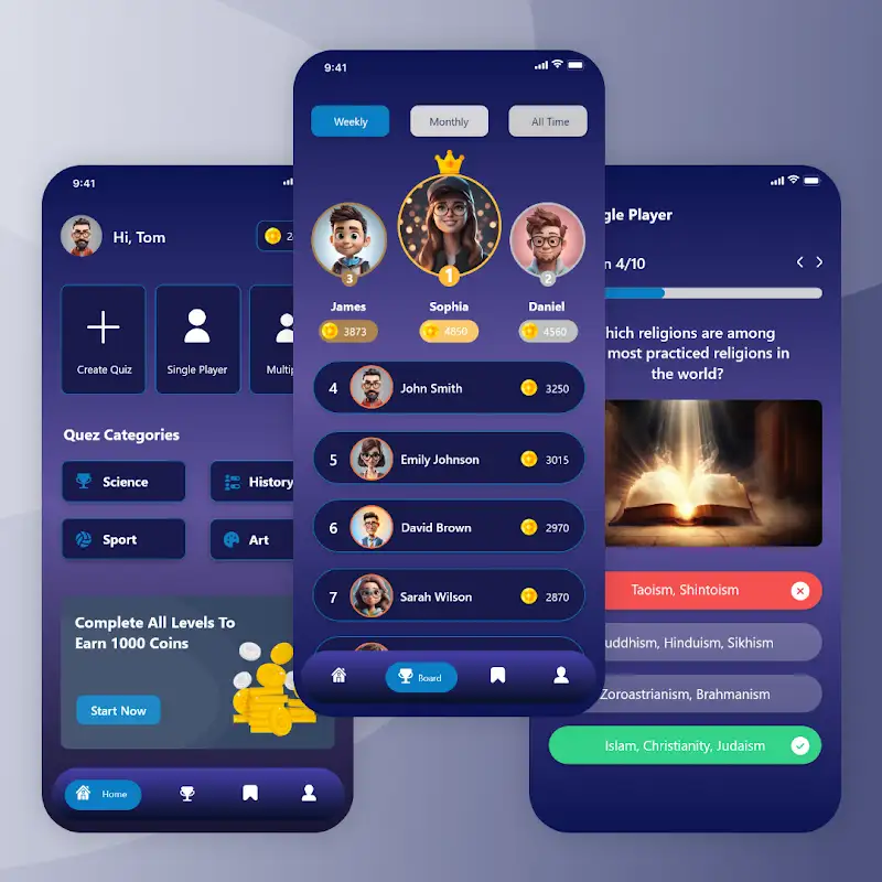 🧠 Quiz App – Android Studio Source Code (Kotlin)