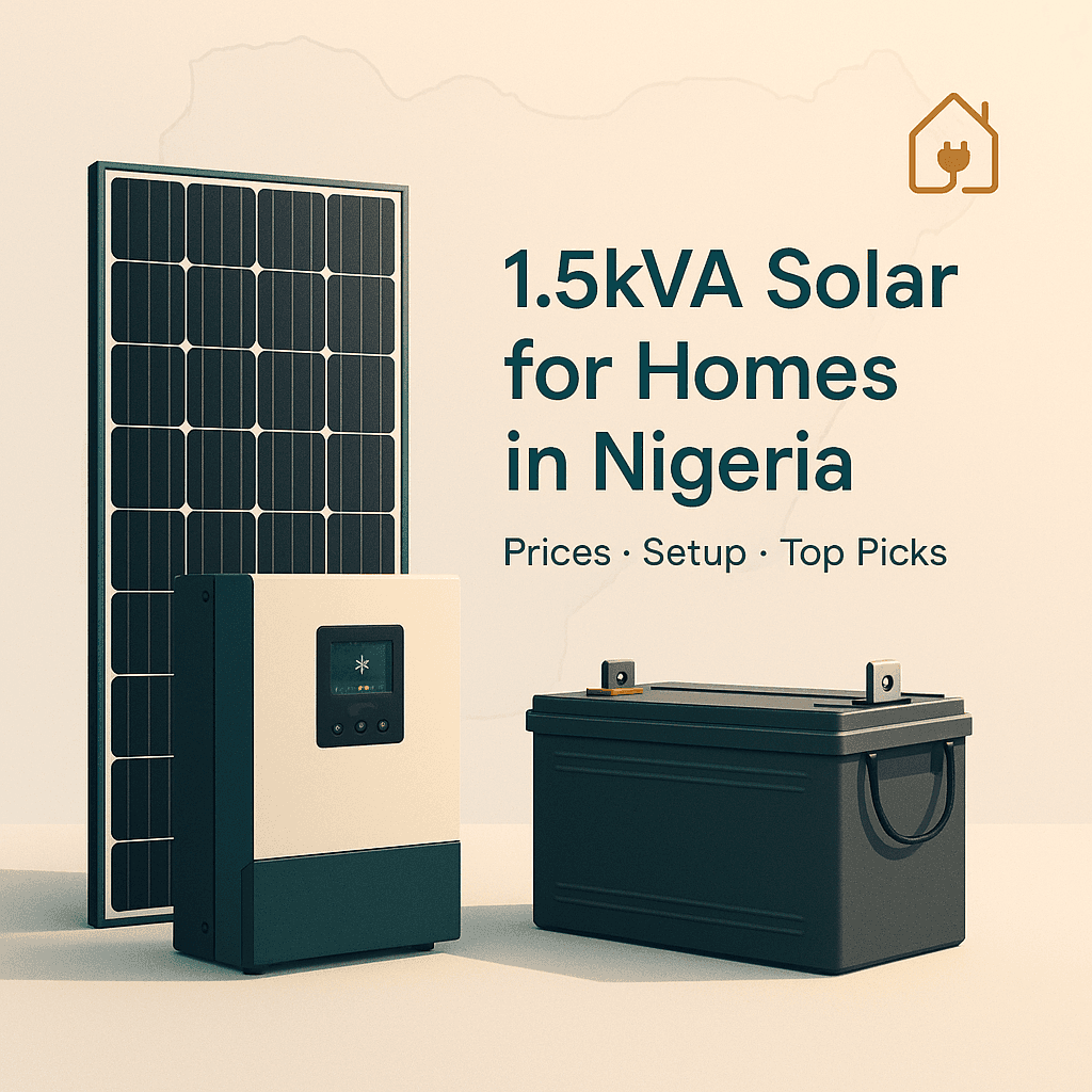 Best Complete 1.5kVA Solar System in Nigeria for Home Use (Prices, Setup and Top Picks)