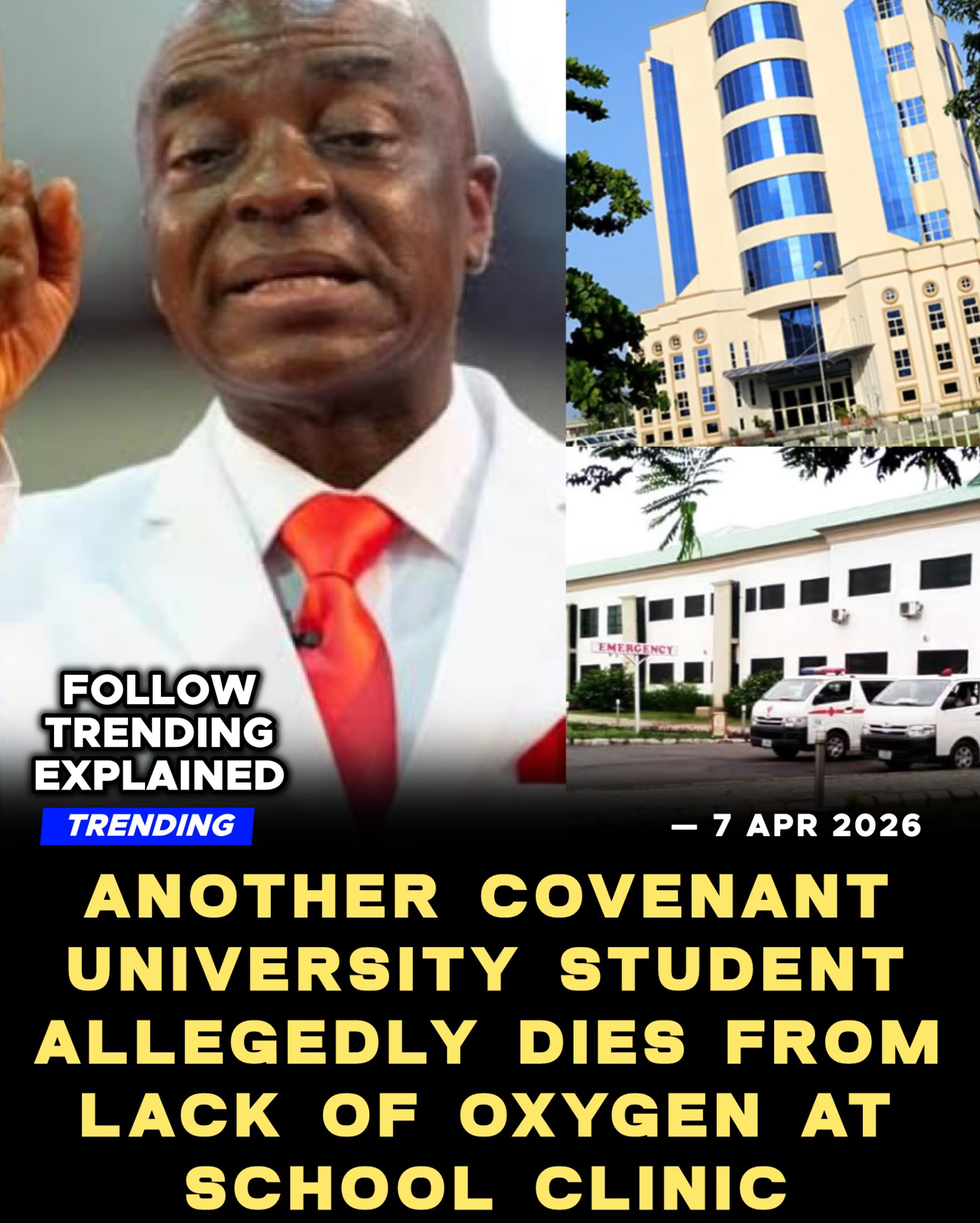 Outrage as Covenant University Student Reportedly Dies Without Oxygen After Football Match Collapse