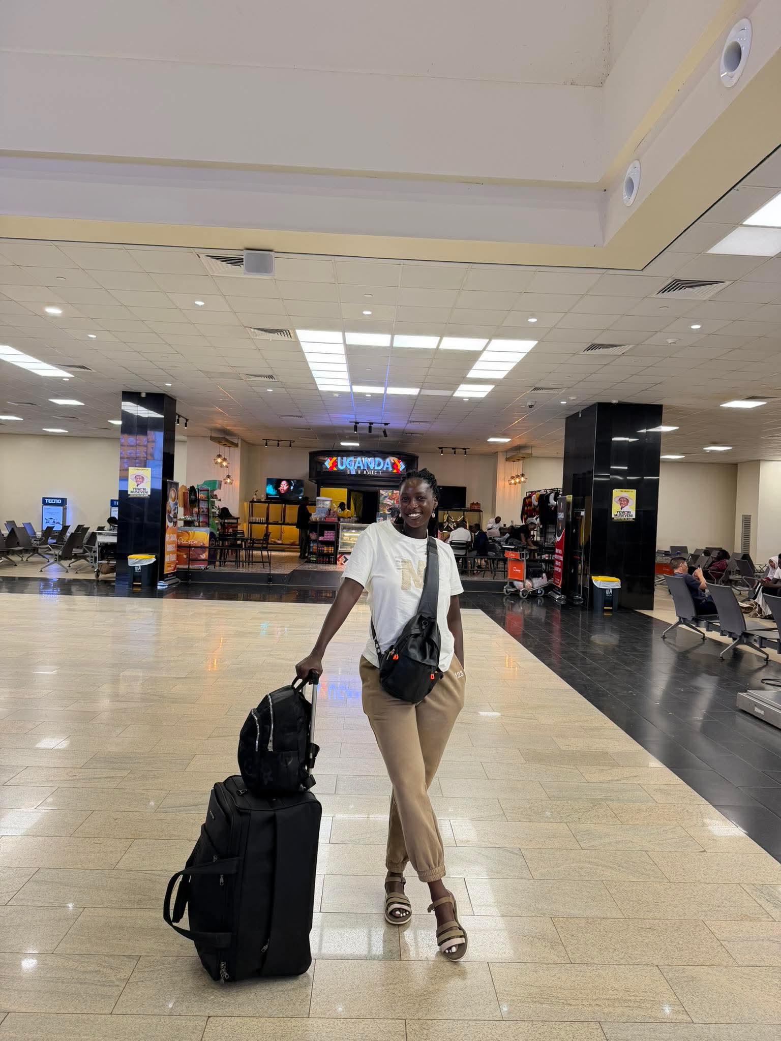 WATCH: Ugandan Tourist Praises Nigeria Airport Transformation, “Officials Are Now Professional”