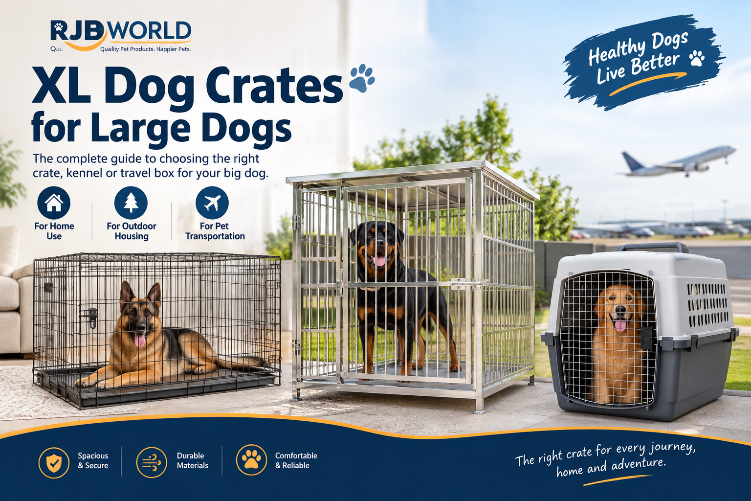 XL Dog Crates for Large Dogs