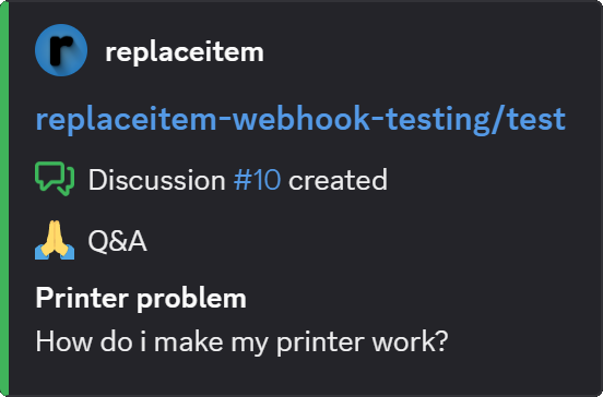Discussion #10 created