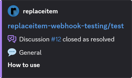 Discussion #12 closed as resolved