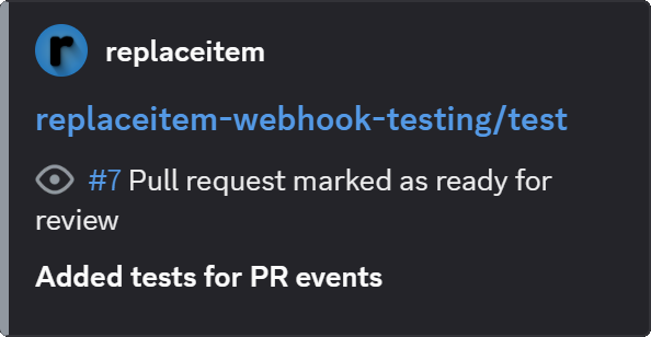 Pull request marked as ready for review