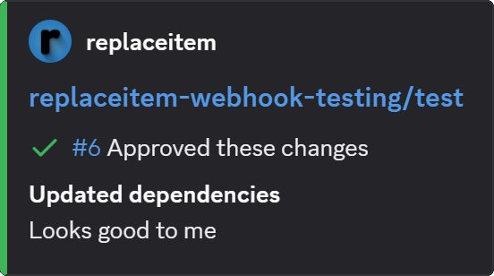 Approved these changes