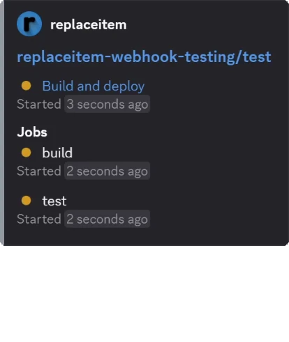Workflow run with several jobs