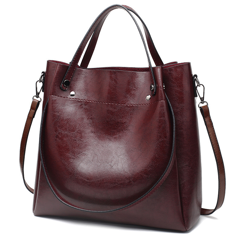 Oil Leather Handbag
