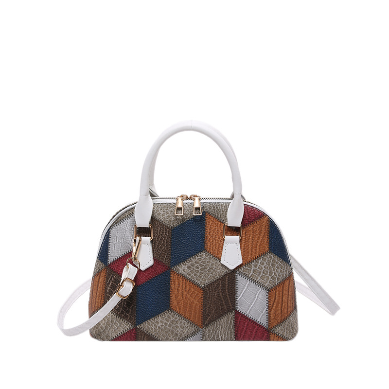 Fashionable Shoulder Contrast Stitching