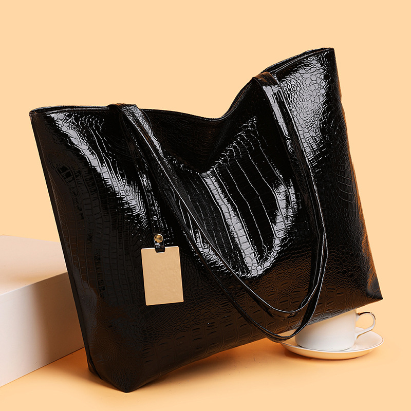 Pu Handbag Crocodile Pattern Women's Bag thumbnail