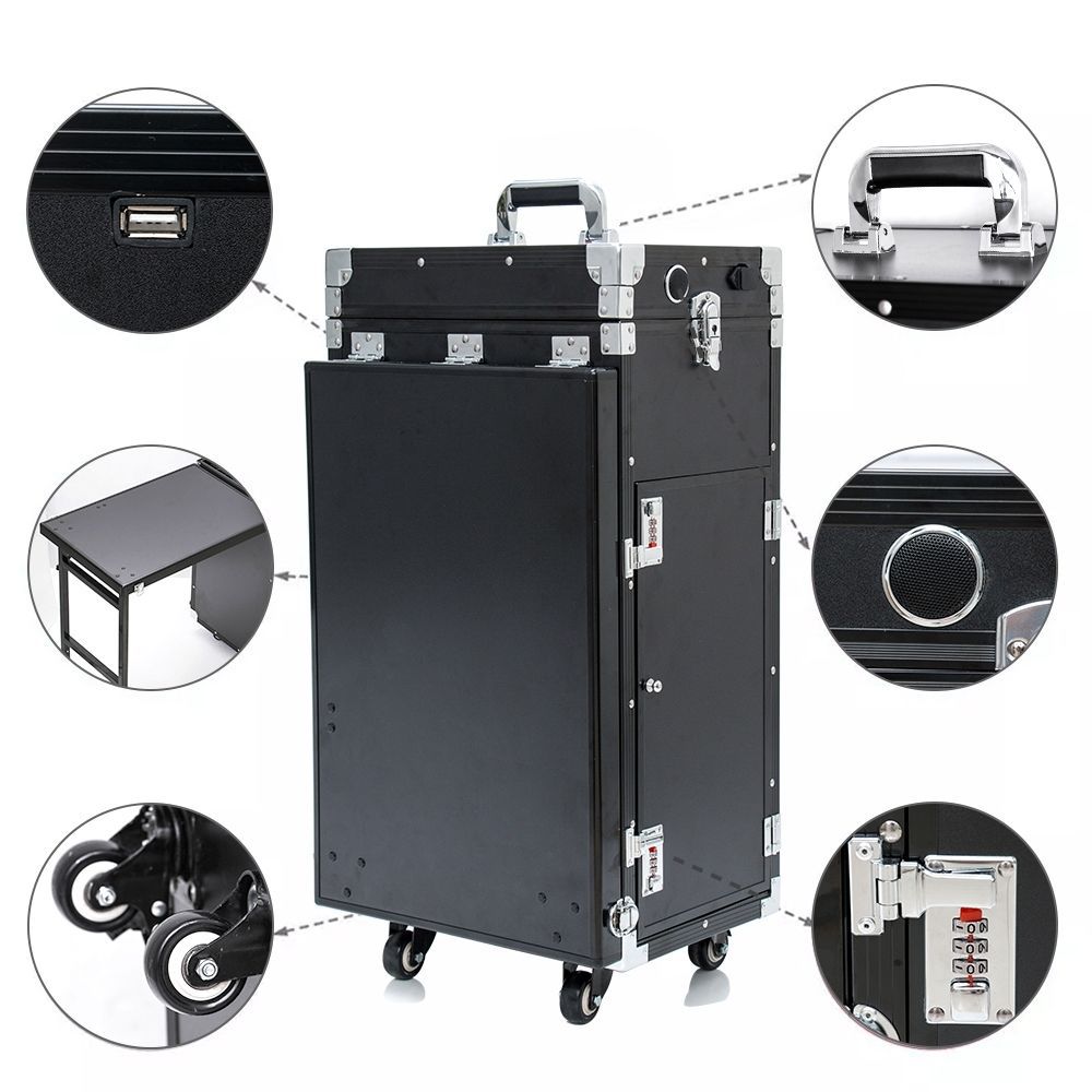 Large Nail Art Workbench Movable Trolley Case thumbnail