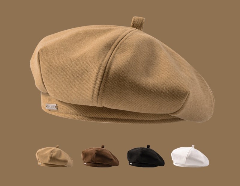 Autumn and Winter New Woolen Beret thumbnail