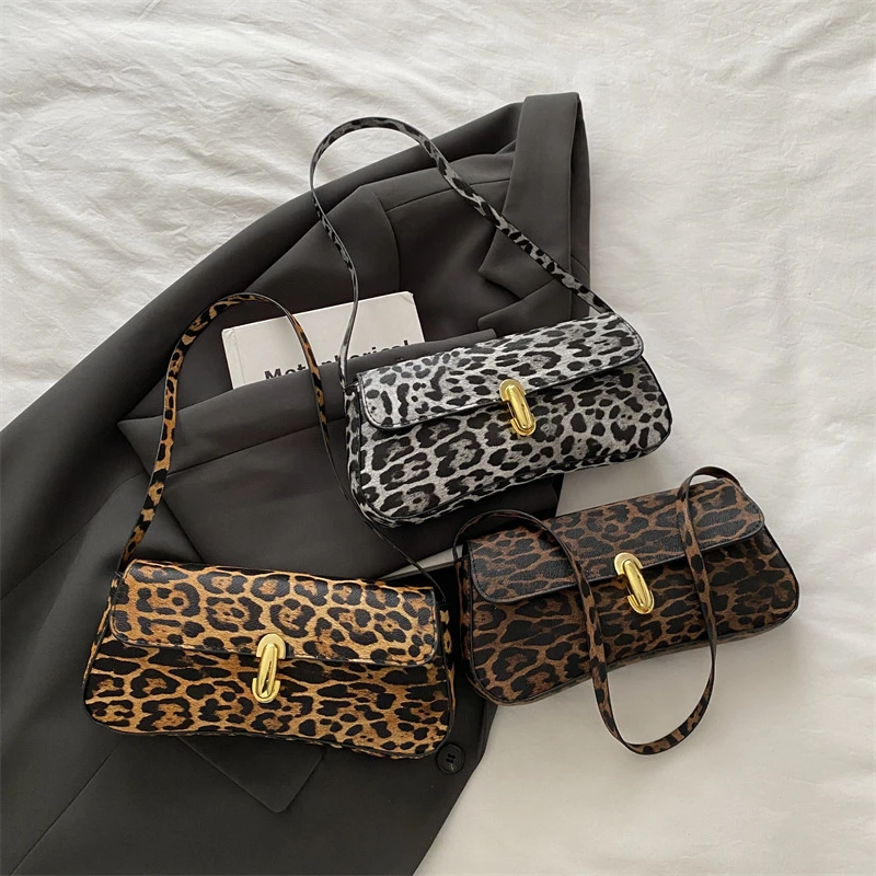 Leopard Print Underarm Bag thumbnail