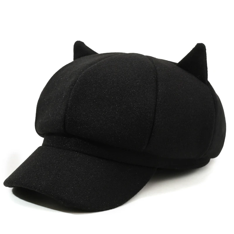 Adult Hat Cute Cat Ear Design Fashion Hat thumbnail