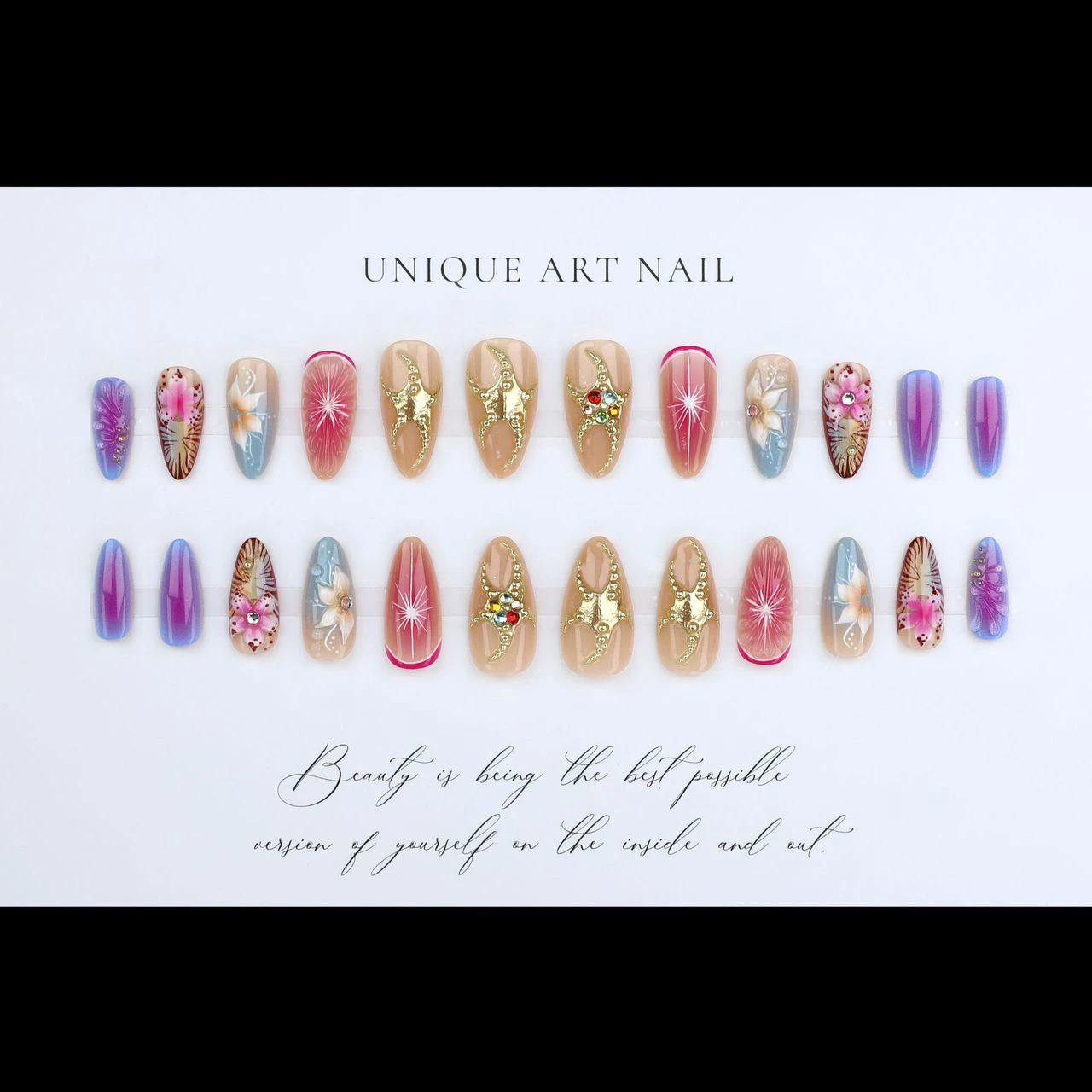 Wearable Nail Art with 3D Lily