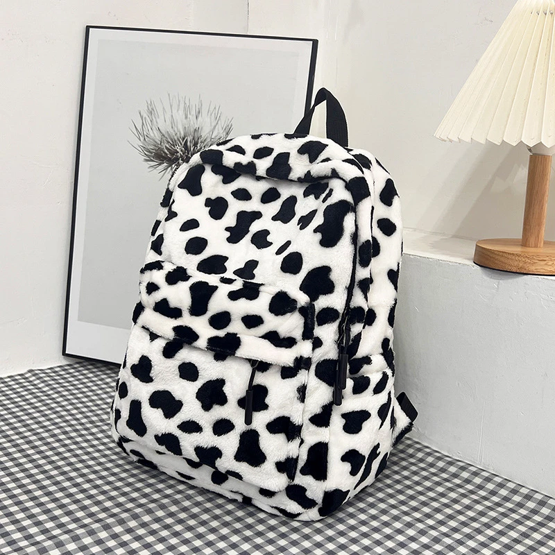 Large Capacity Schoolbag Leopard-print thumbnail