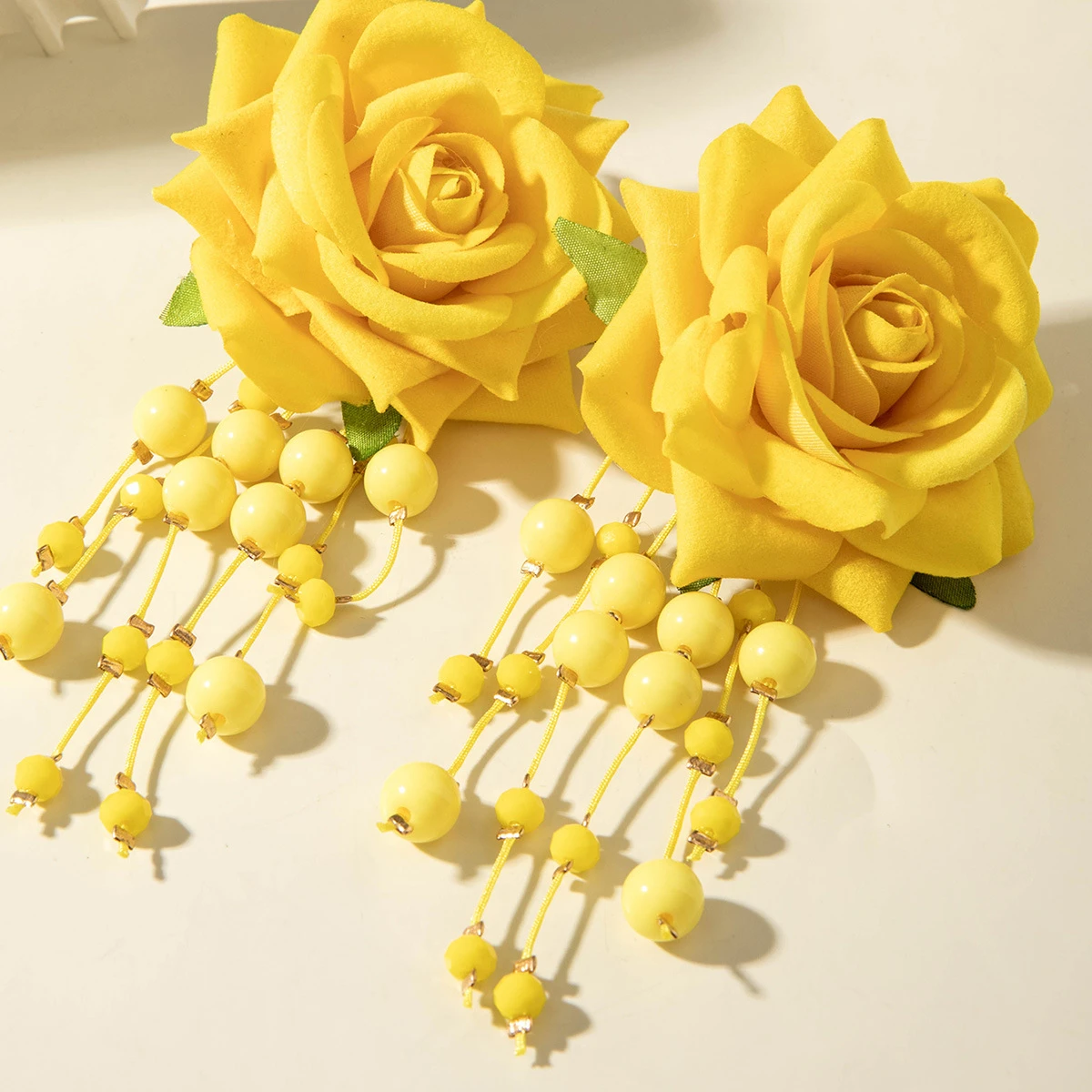 Bohemian Exaggerated Flower Earrings thumbnail