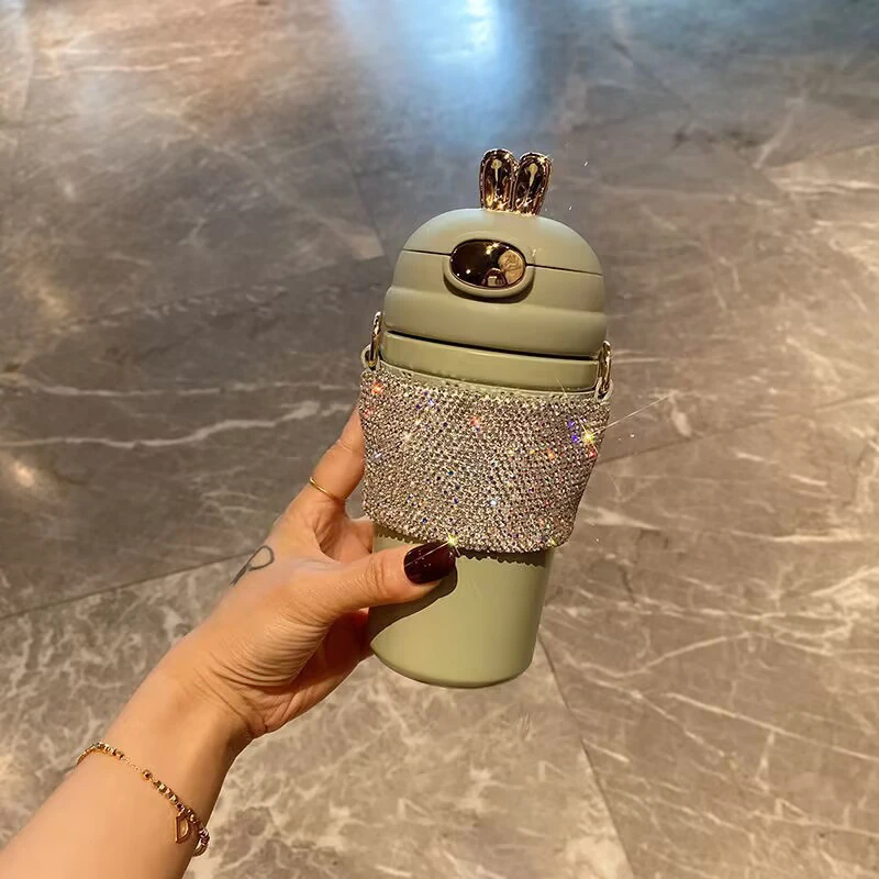 Luxury Diamond-Encrusted Water Cup