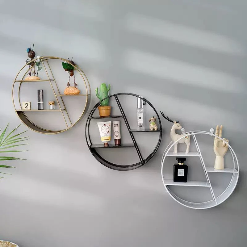 Round Nordic Living Room Wall Shelf thumbnail