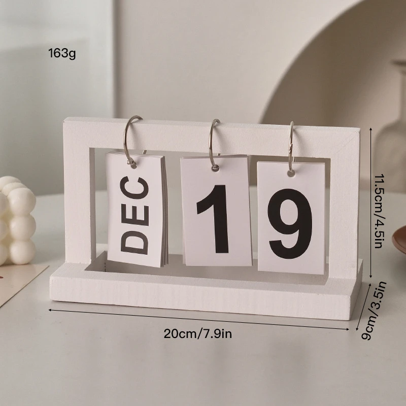 Wooden Flip Calendar