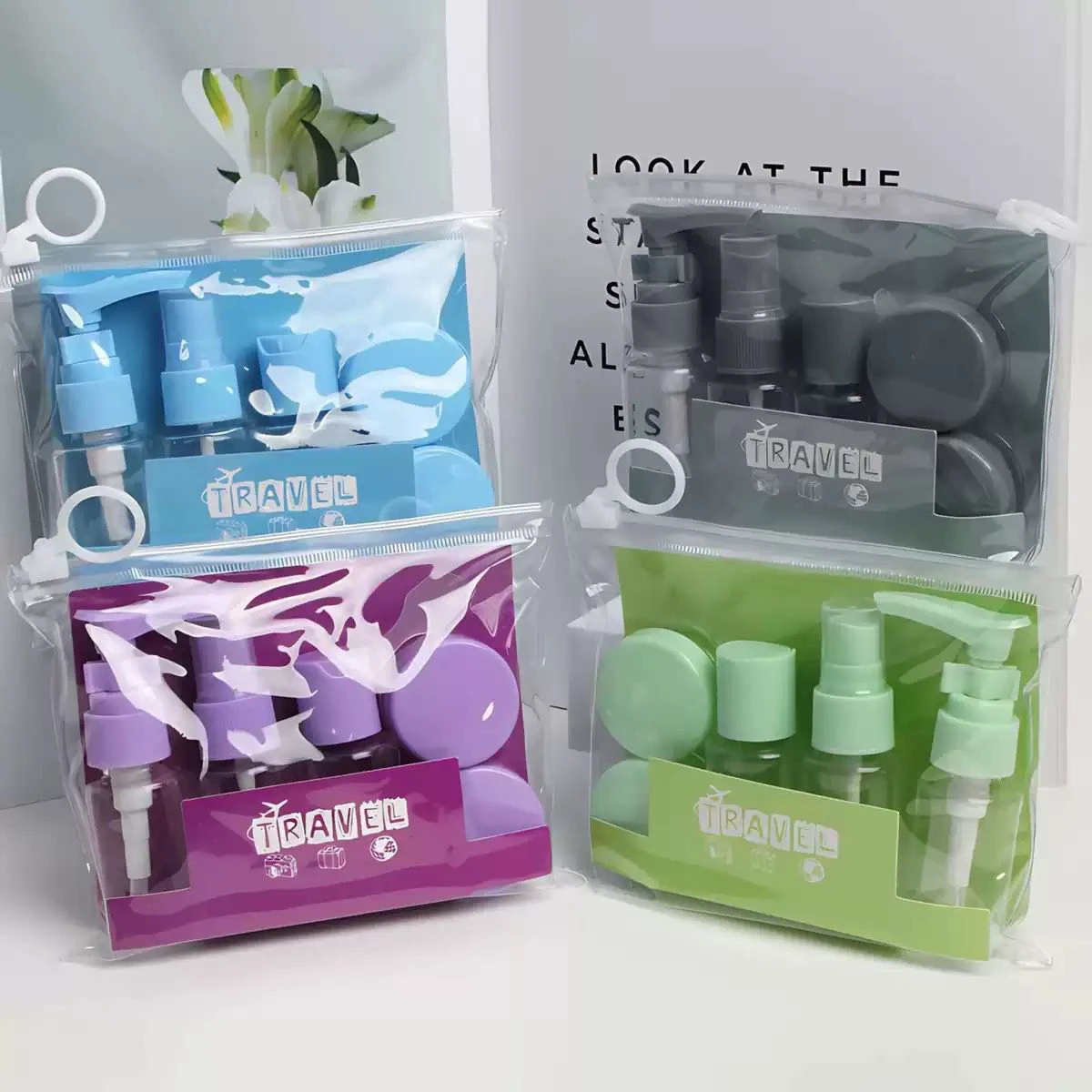 Portable Travel Dispensing Bottle Set thumbnail