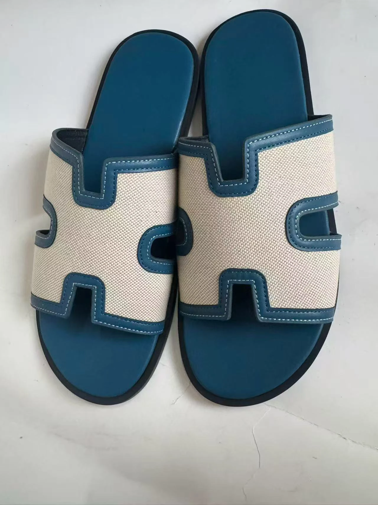 Men's Leather Slip-On Sandals thumbnail