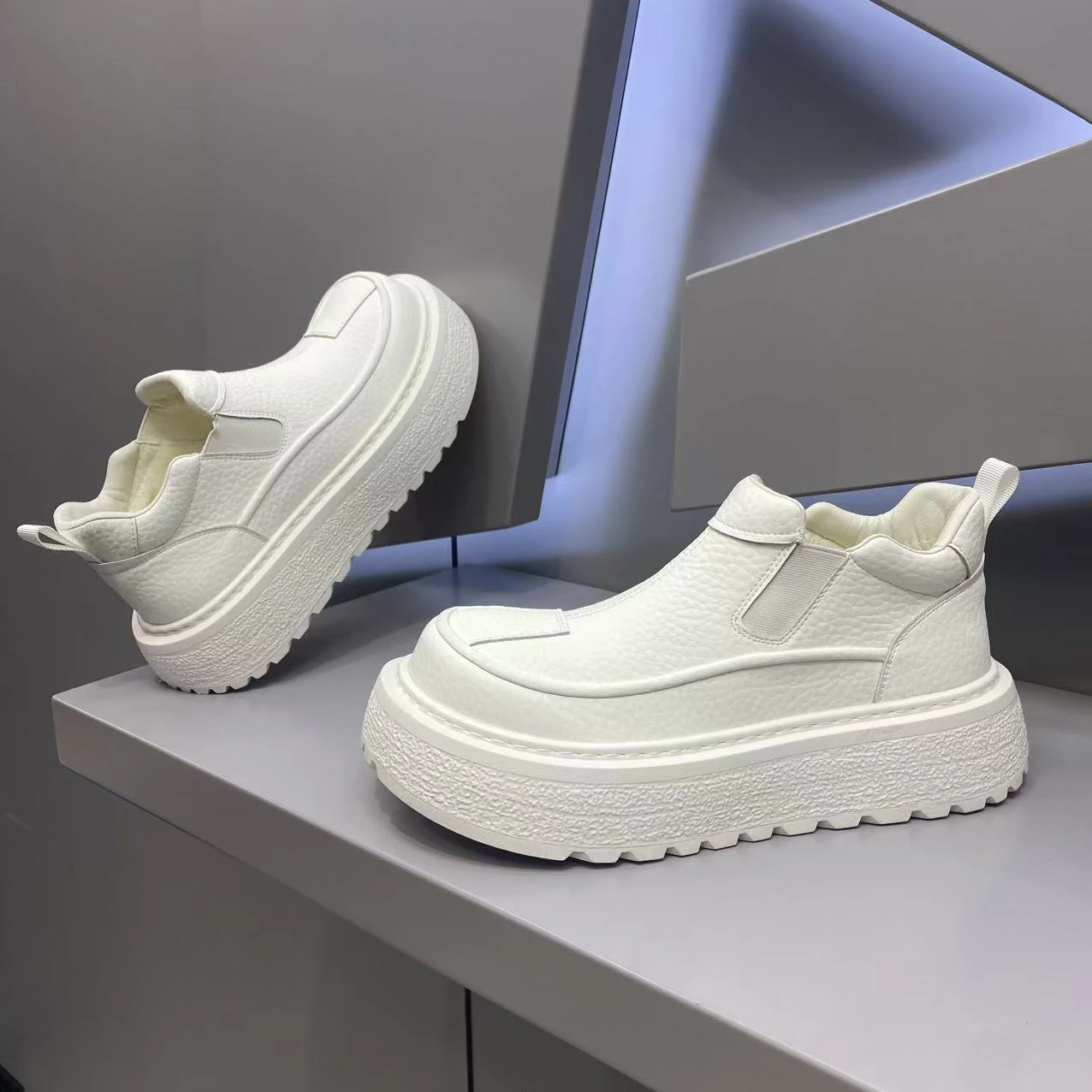 Winter Thick-Soled Men's Single Cotton Casual Shoes thumbnail