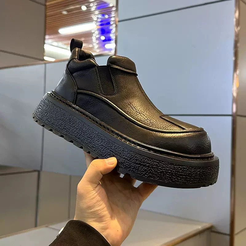 Winter Thick-Soled Men's Single Cotton Casual Shoes thumbnail