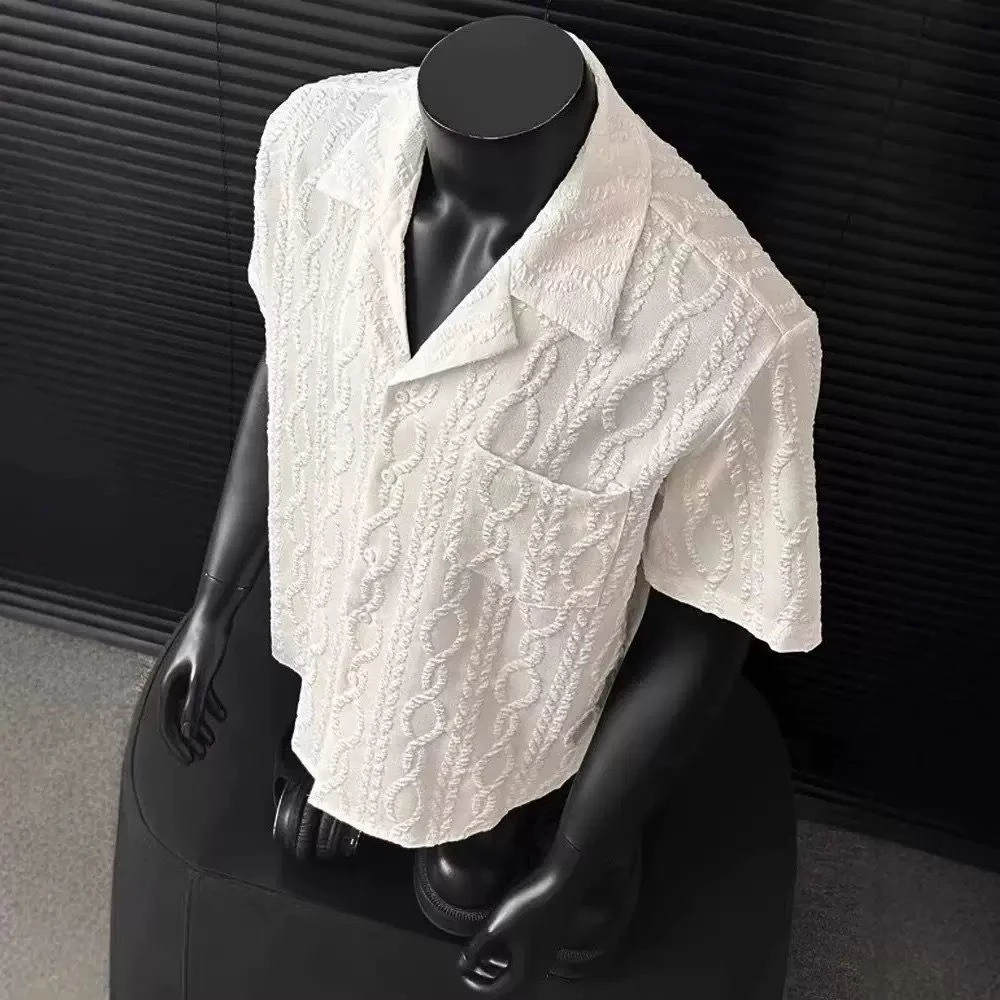 Japanese Style Cuban Collar High-grade